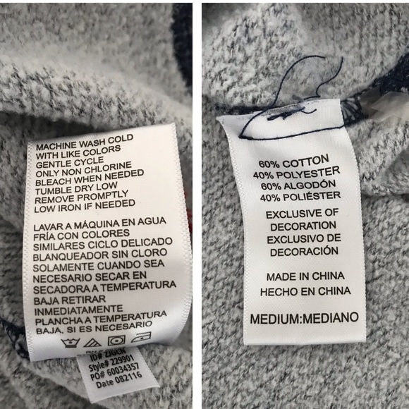 Tommy Bahama | Mens Sz M Blue Lounge Crewneck Sweatshirt Long Sleeves Pullover - Picture 10 of 11